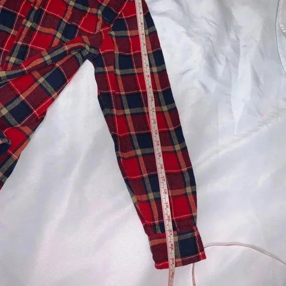 Lee Flannel Men's Shirt S Red Black Plaid Button Up Work, classic western look - Picture 3 of 8